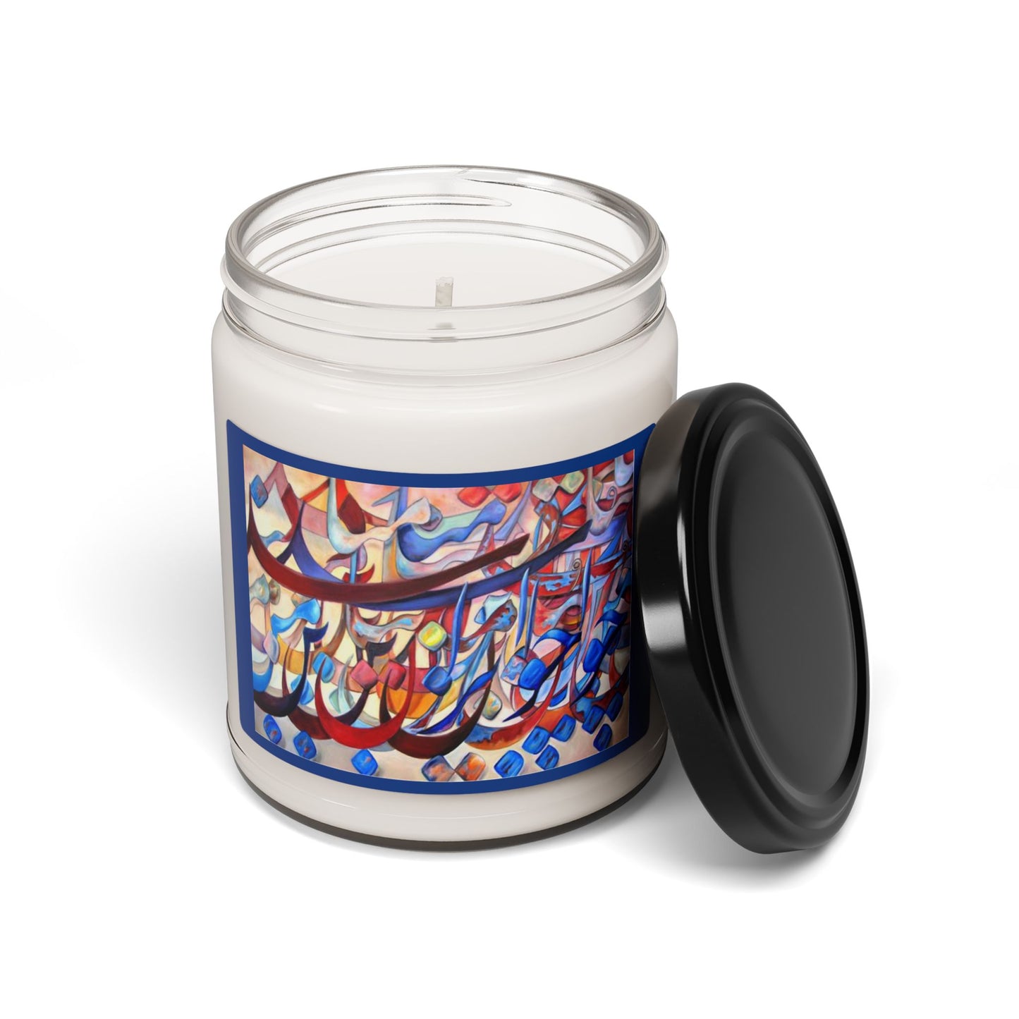 Nowruz Persion Calligraphy Candle - 9oz چو ایران نباشد تن من مباد