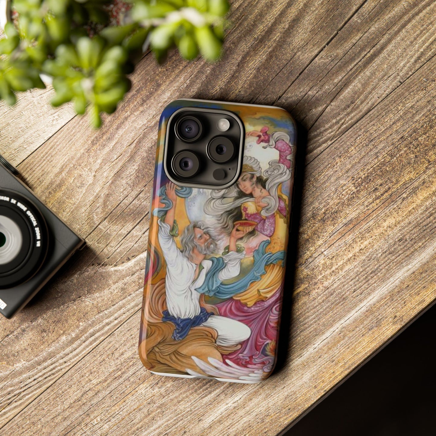 HOMAYE OWJ-E SA’ADAT – MYTHICAL PERSIAN MINIATURE ART PHONE CASE