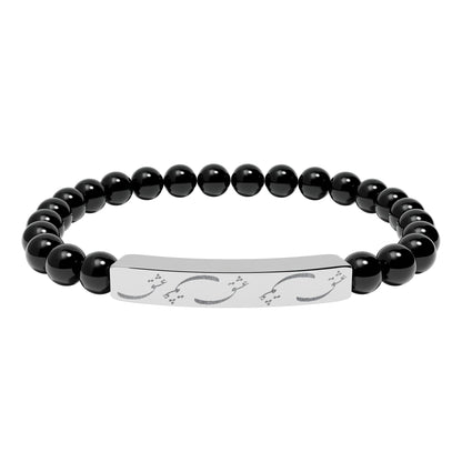 BRACELET PERLES CALLIGRAPHIE FARSIE AMOUR - GRAVÉ