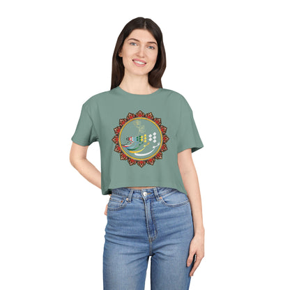 LOVE WOMEN'S CROP TEE عشق