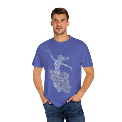 PERSIAN IRAN MAP WOMEN CALLIGRAPHY T-SHIRT