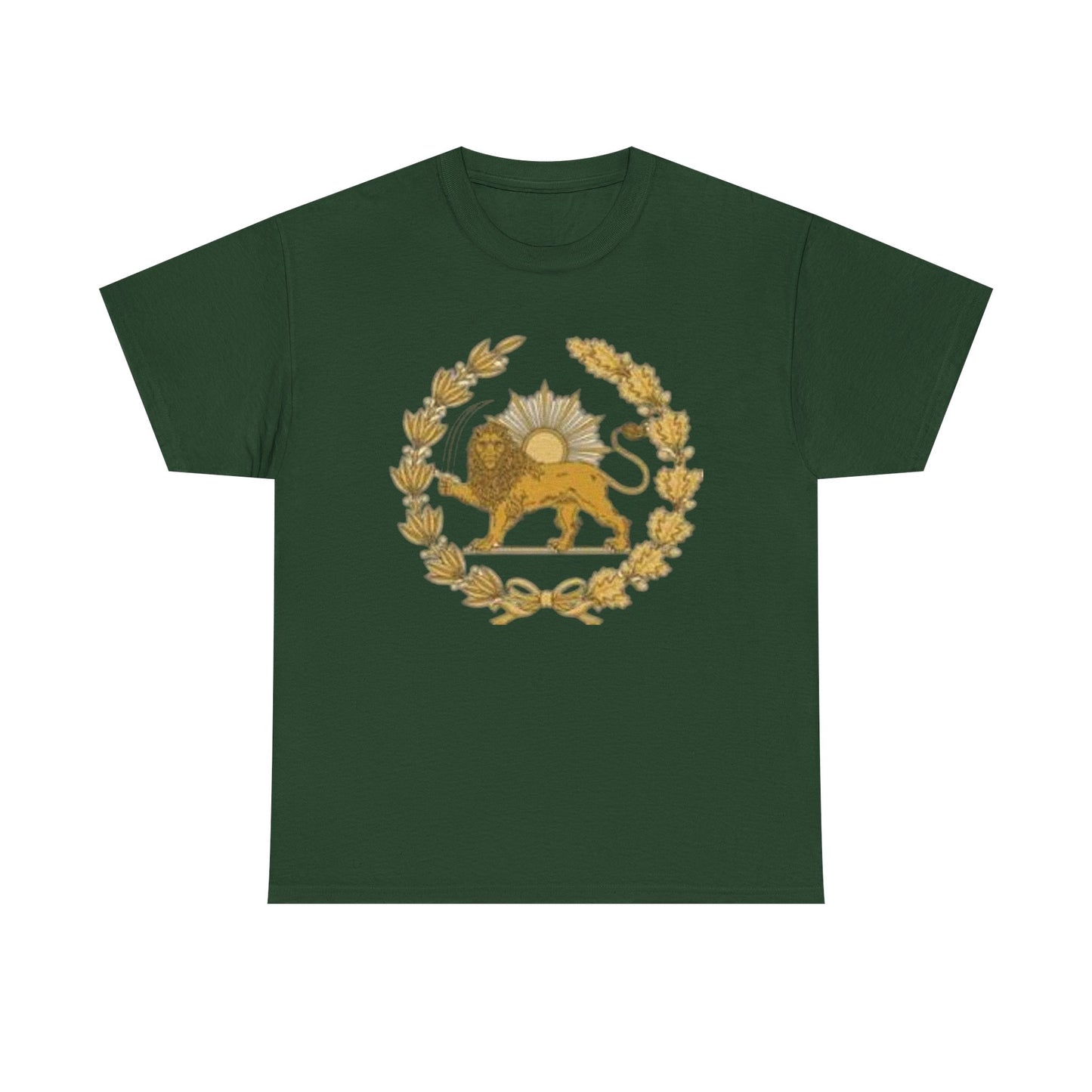 T-SHIRT VINTAGE LION PERSAN ET SOLEIL – SYMBOLE IRANIEN