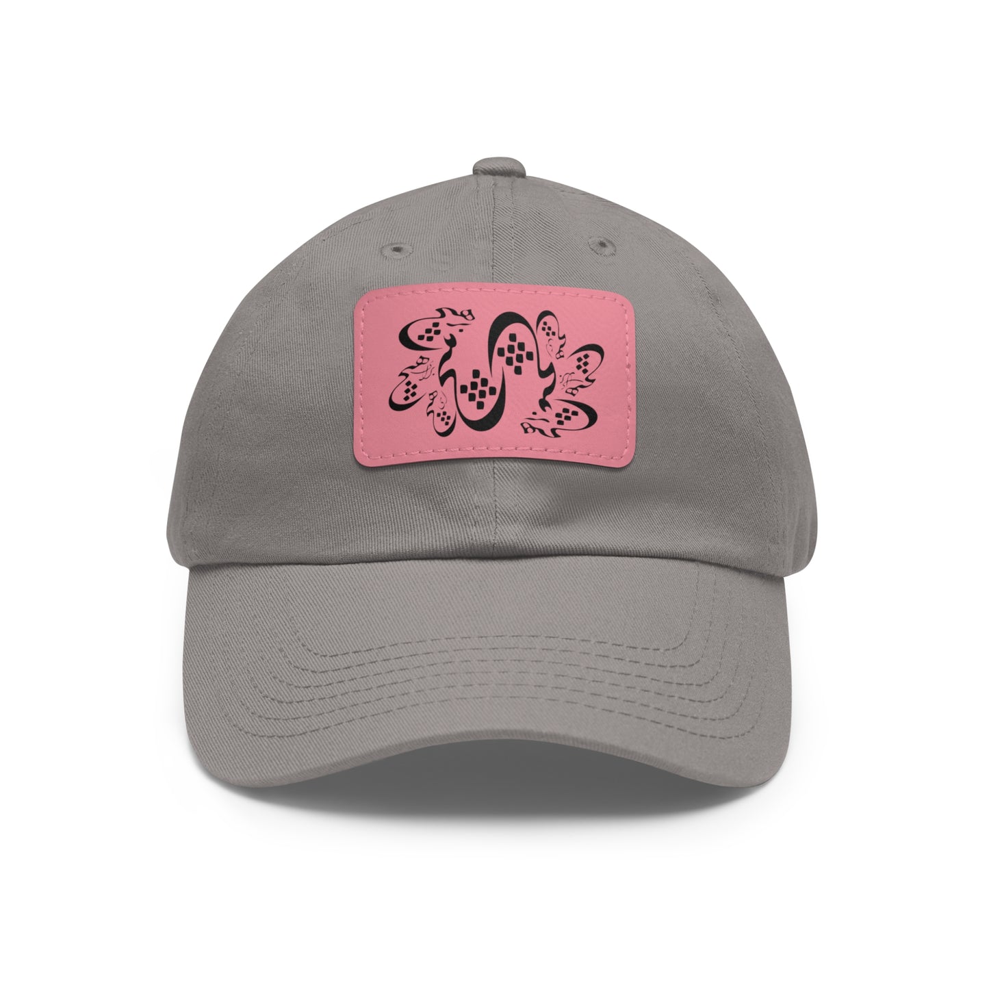 Persion Calligraphy Dad Hat with Leather Patch هیچ