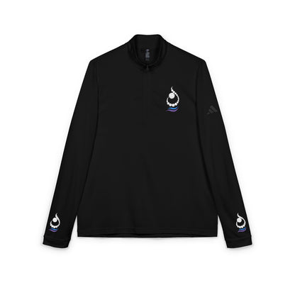 ن ALPHABET N ADIDAS QUARTER-ZIP | EMBROIDERED PERFORMANCE PULLOVER