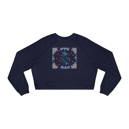 RUMI POEM & LETTER N " ن " CROP PULLOVER