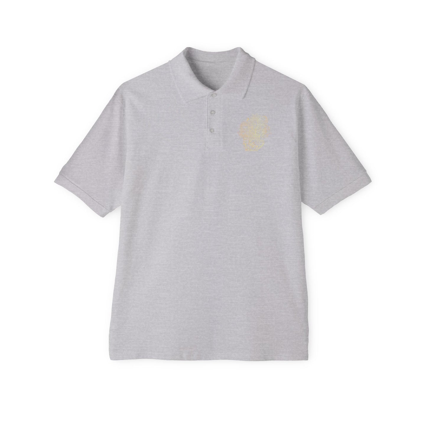 Men's Piqué Polo with persion Calligraphy