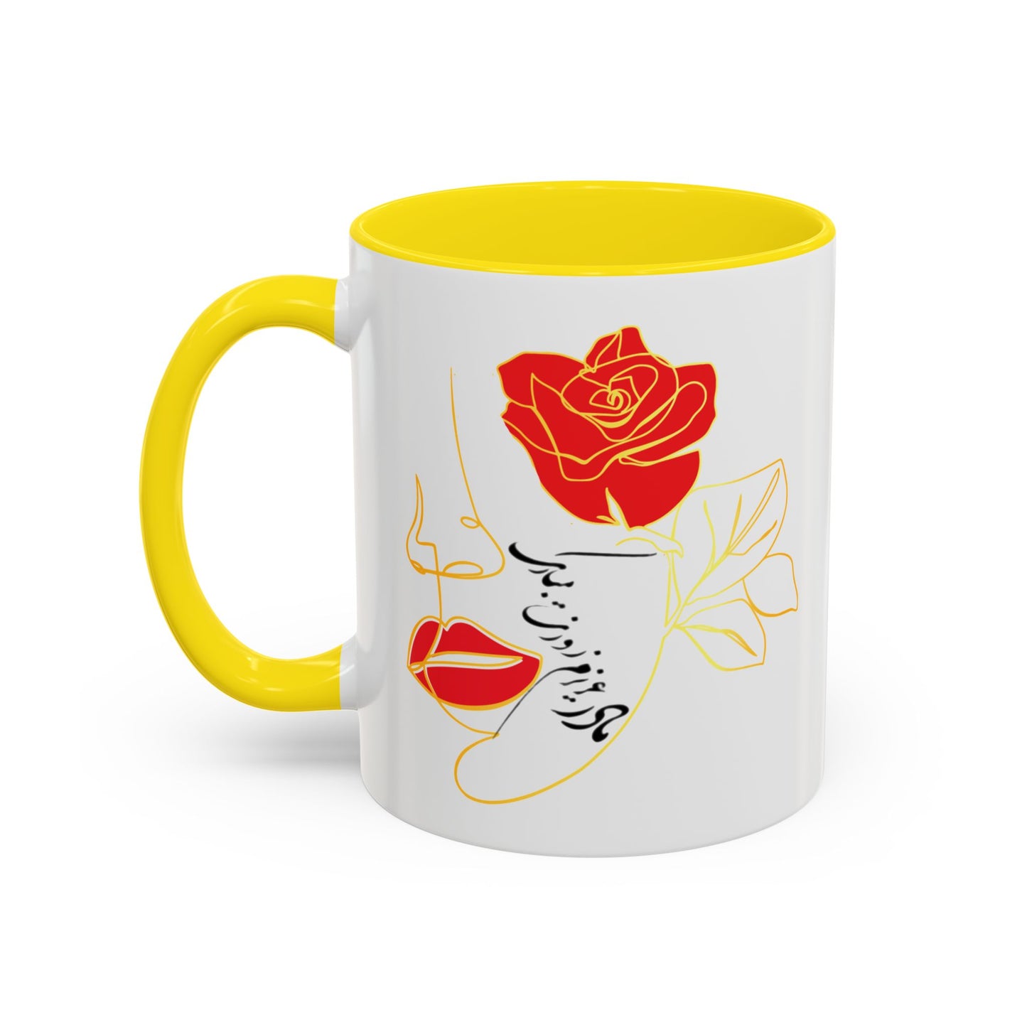 Accent Coffee Mug  Mother's Day Gift بوی بهشت میدهد دست دعا مادرم