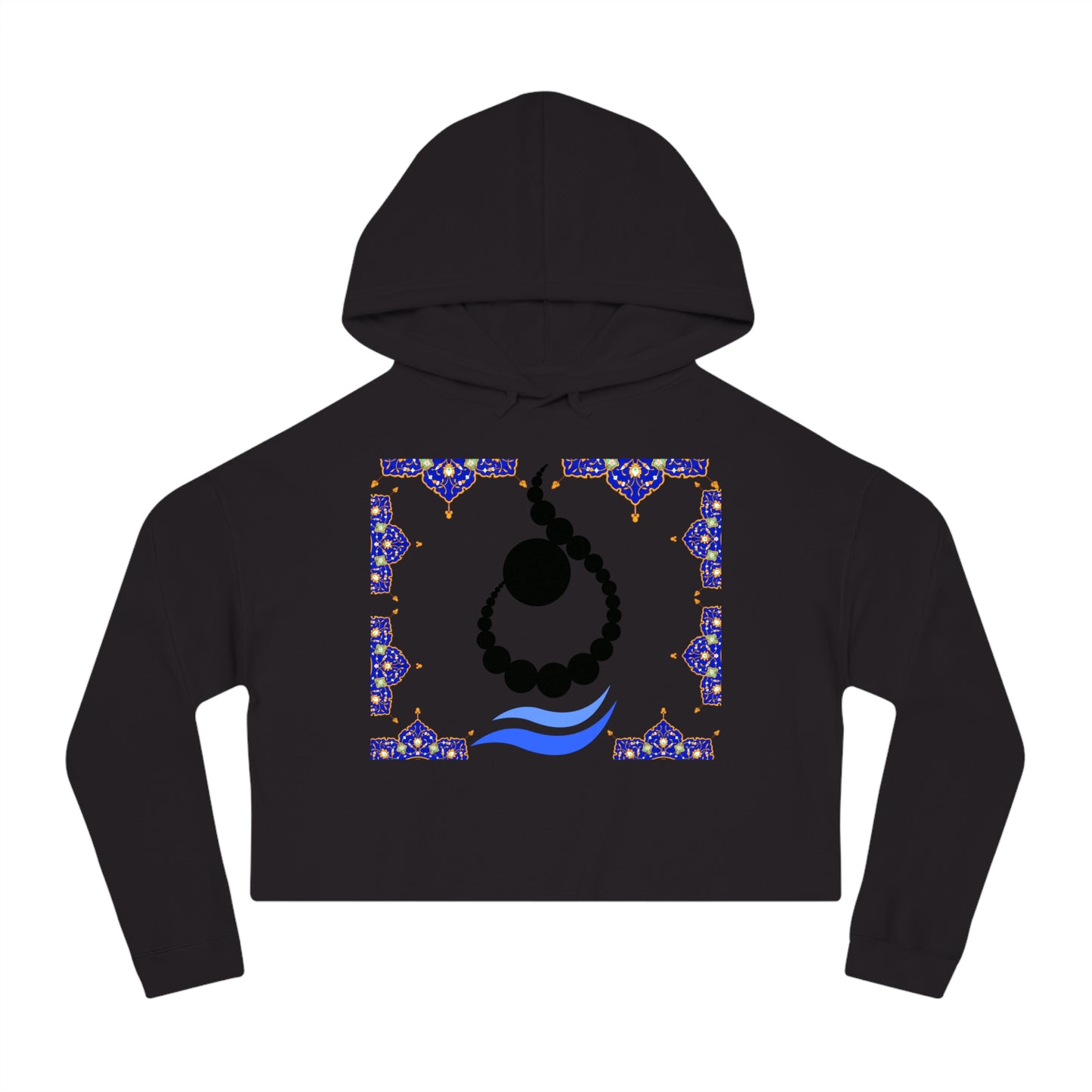 LATTER N & Tazhib Cropped Hoodie