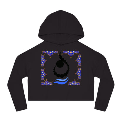 LATTER N & Tazhib Cropped Hoodie