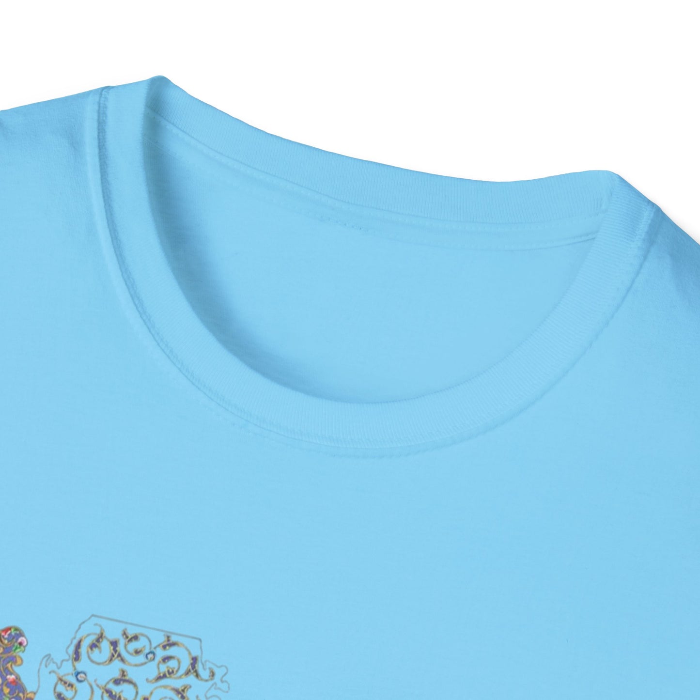 UNISEX IRAN MAP T-SHIRT WITH TAZHIB