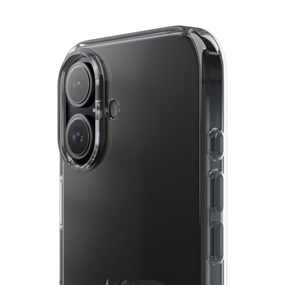 PERSIAN CLEAR PHONE CASE – CULTURAL FARSI DESIGN | "الهی مرا آن ده که آن به" |