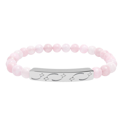 BRACELET PERLES CALLIGRAPHIE FARSIE AMOUR - GRAVÉ