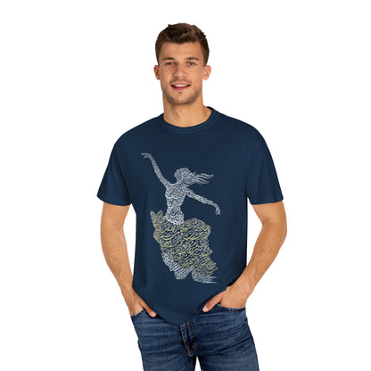 PERSIAN IRAN MAP WOMEN CALLIGRAPHY T-SHIRT