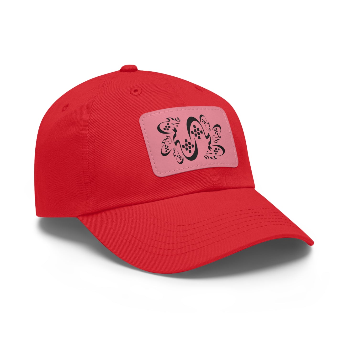 Persion Calligraphy Dad Hat with Leather Patch هیچ