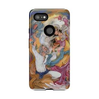HOMAYE OWJ-E SA’ADAT – MYTHICAL PERSIAN MINIATURE ART PHONE CASE