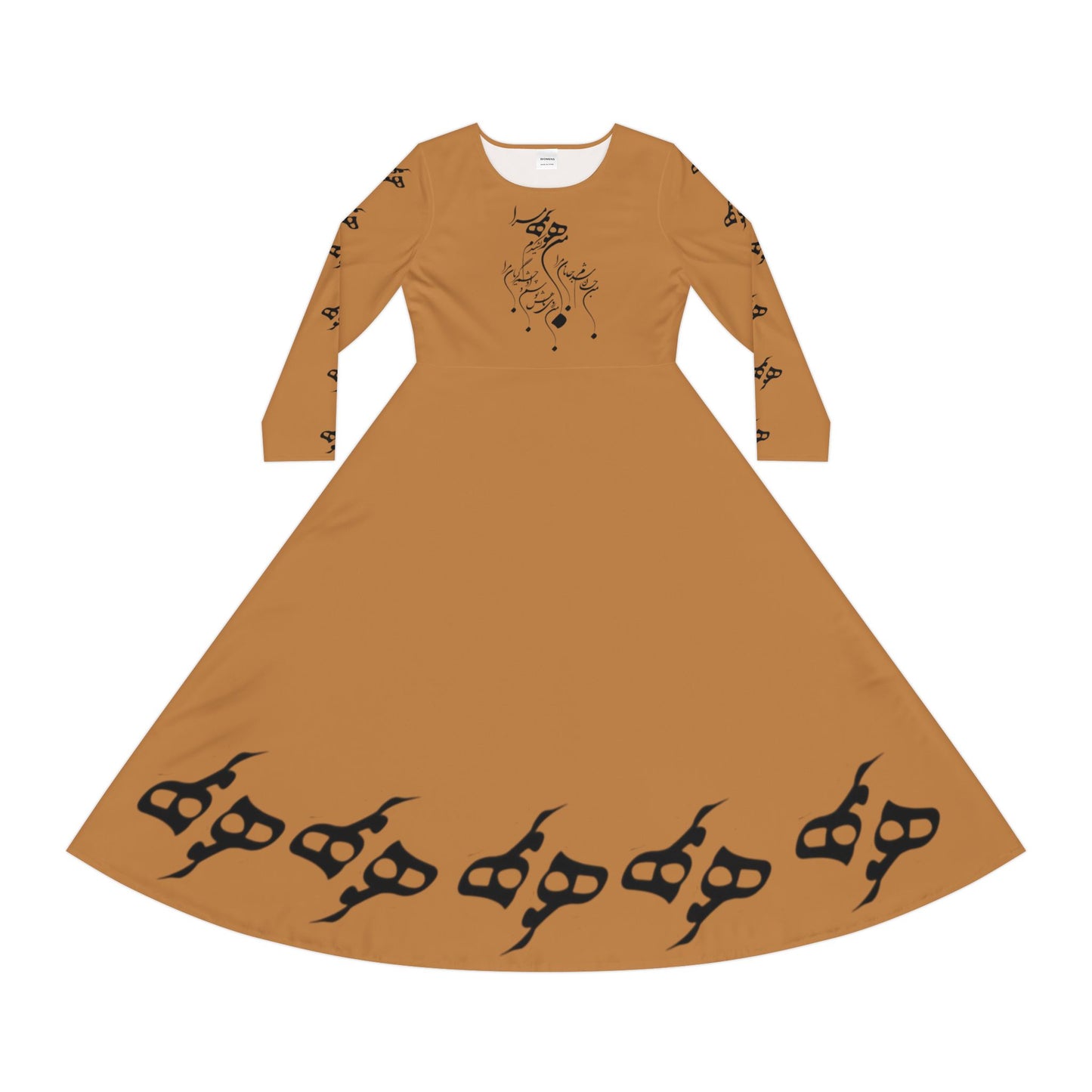 PERSIAN CALLIGRAPHY HOO DANCE DRESS