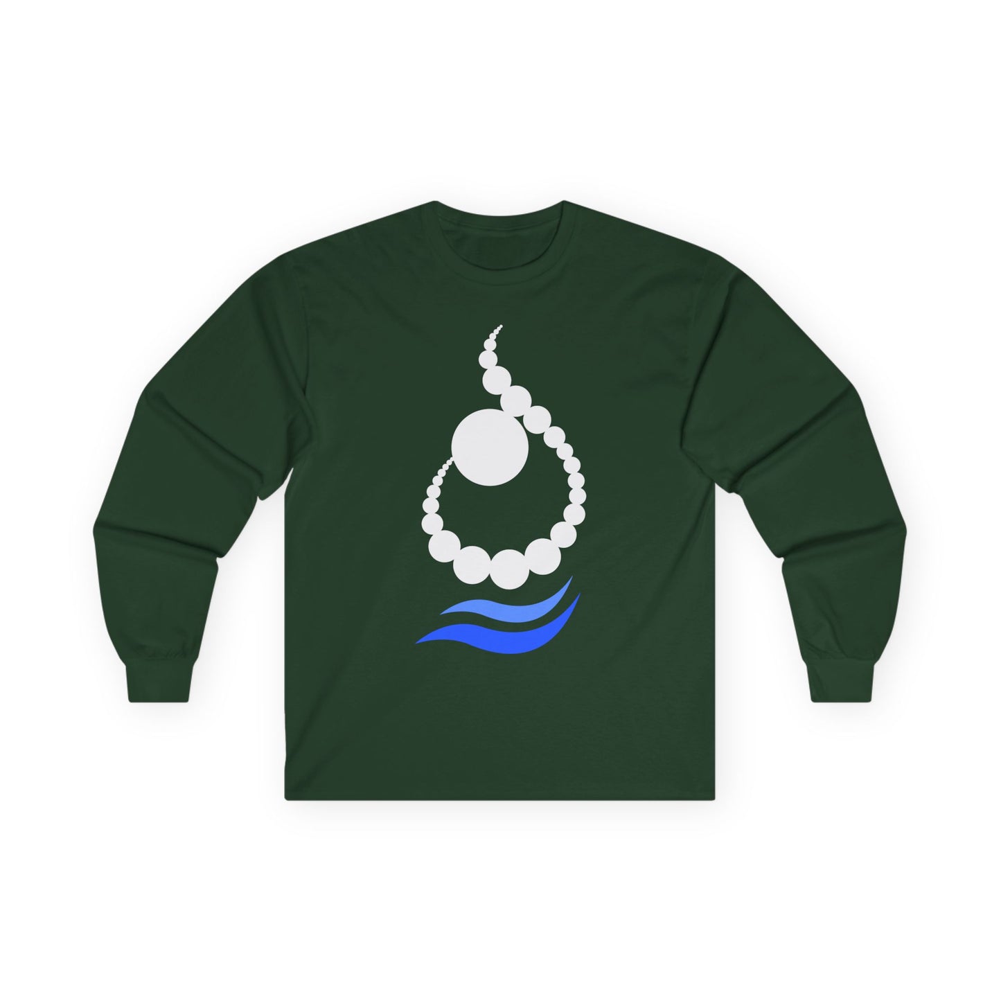 RELAXED WAVE LETTER “N / ن” LONG SLEEVE TEE