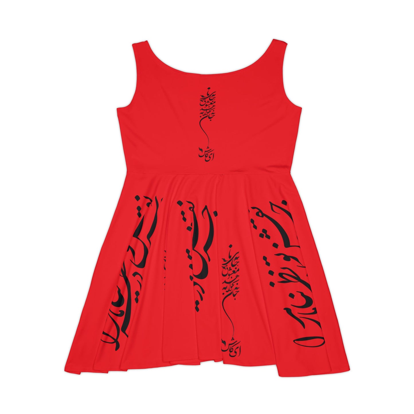 Women's Skater Dress with Persion Culture Poam