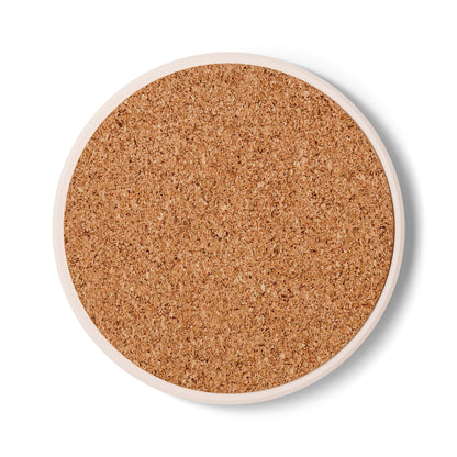 CERAMIC DRINK COASTER – تو ماهی و من ماهی این برکه کاشی
