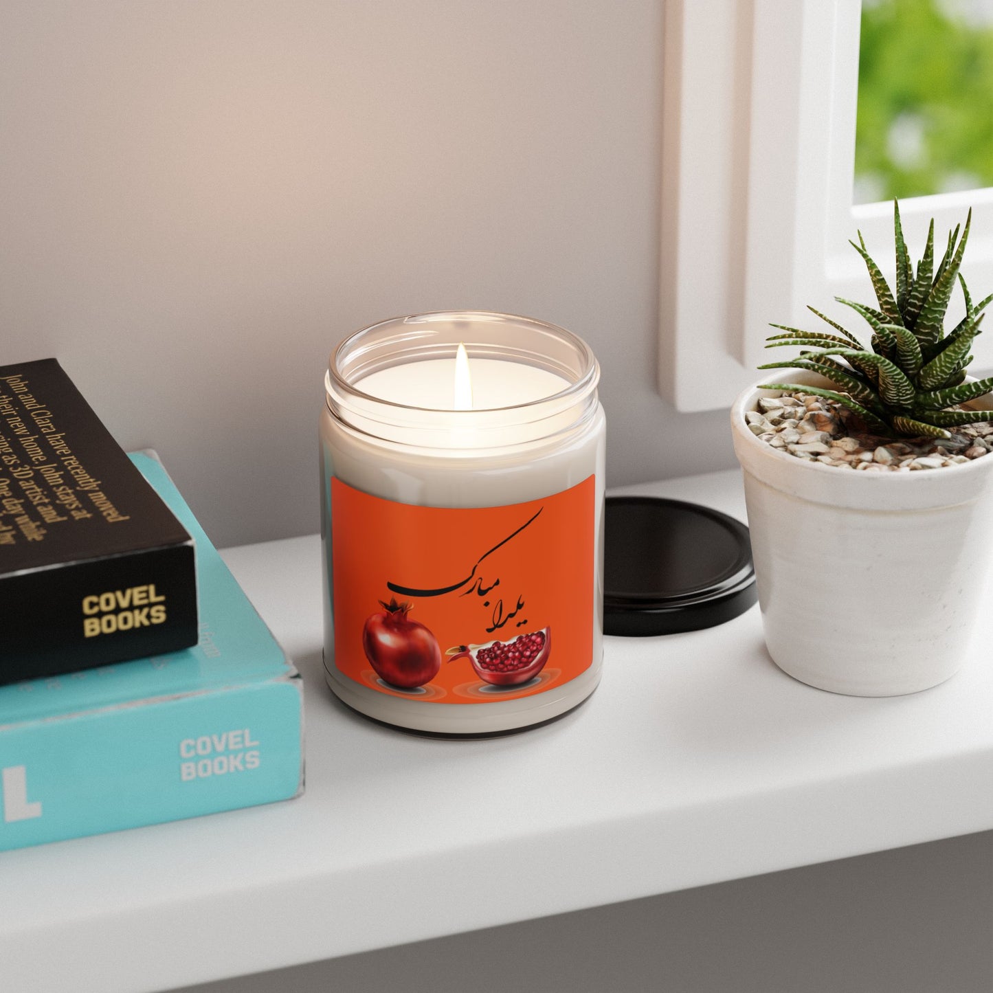 Scented Soy Candle, 9oz یلدا مبارک