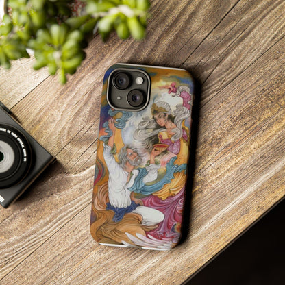 HOMAYE OWJ-E SA’ADAT – MYTHICAL PERSIAN MINIATURE ART PHONE CASE