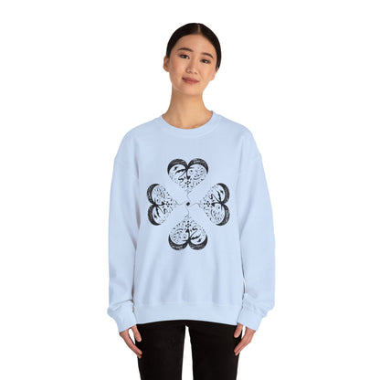 UNISEX FARSI CALLIGRAPHY HEART SWEATSHIRT: 'MAL MANI' BY MOEIN