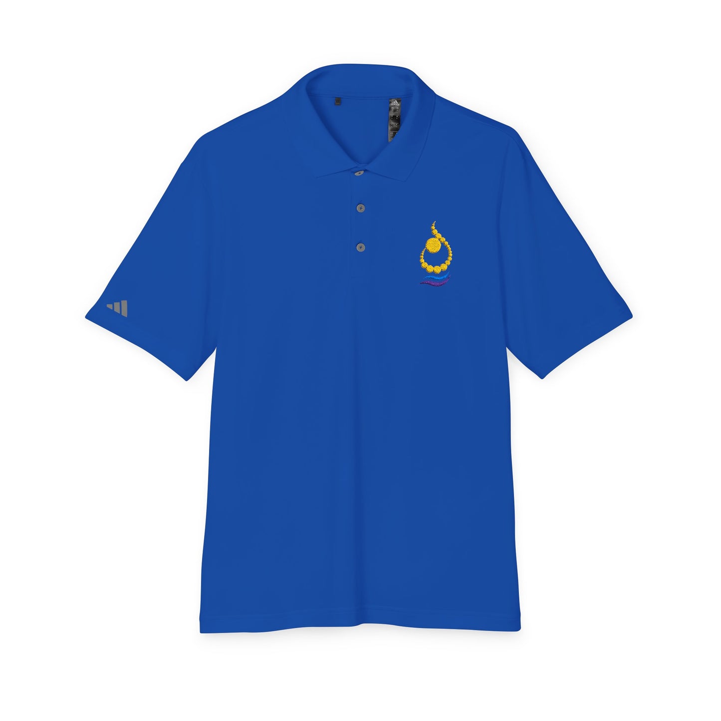 N ALPHABET ADIDAS POLO | ن EMBROIDERED DESIGN