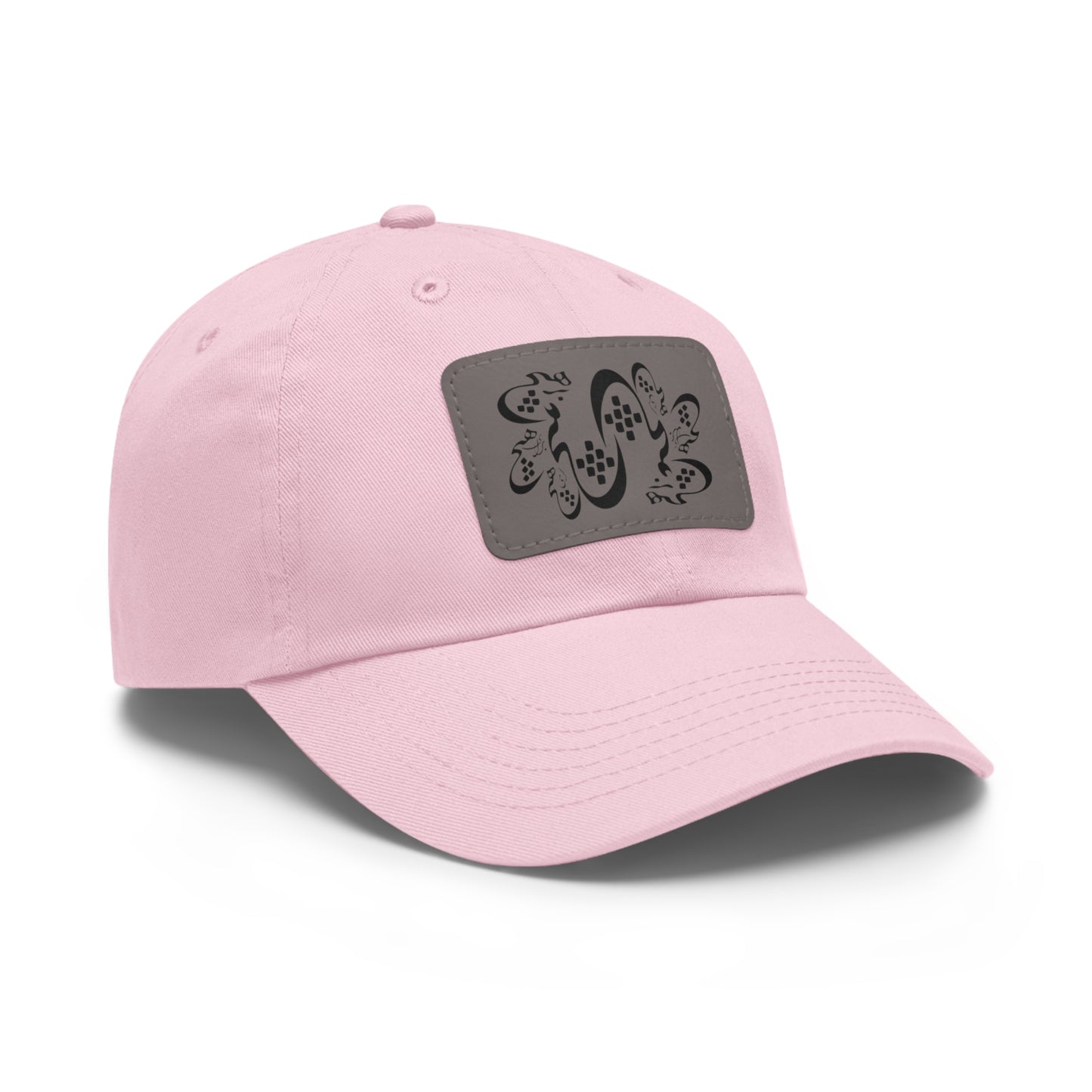 Persion Calligraphy Dad Hat with Leather Patch هیچ