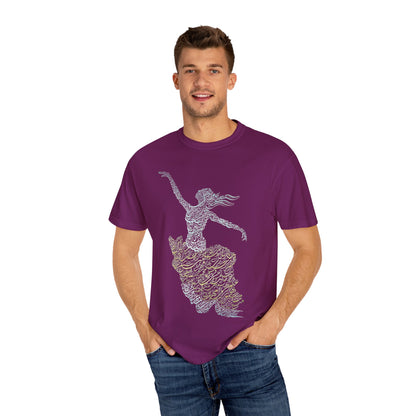PERSIAN IRAN MAP WOMEN CALLIGRAPHY T-SHIRT