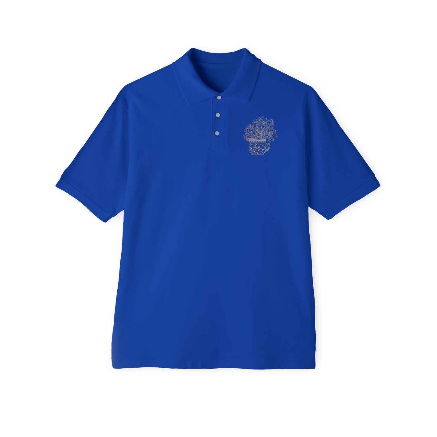 Men's Piqué Polo with persion Calligraphy