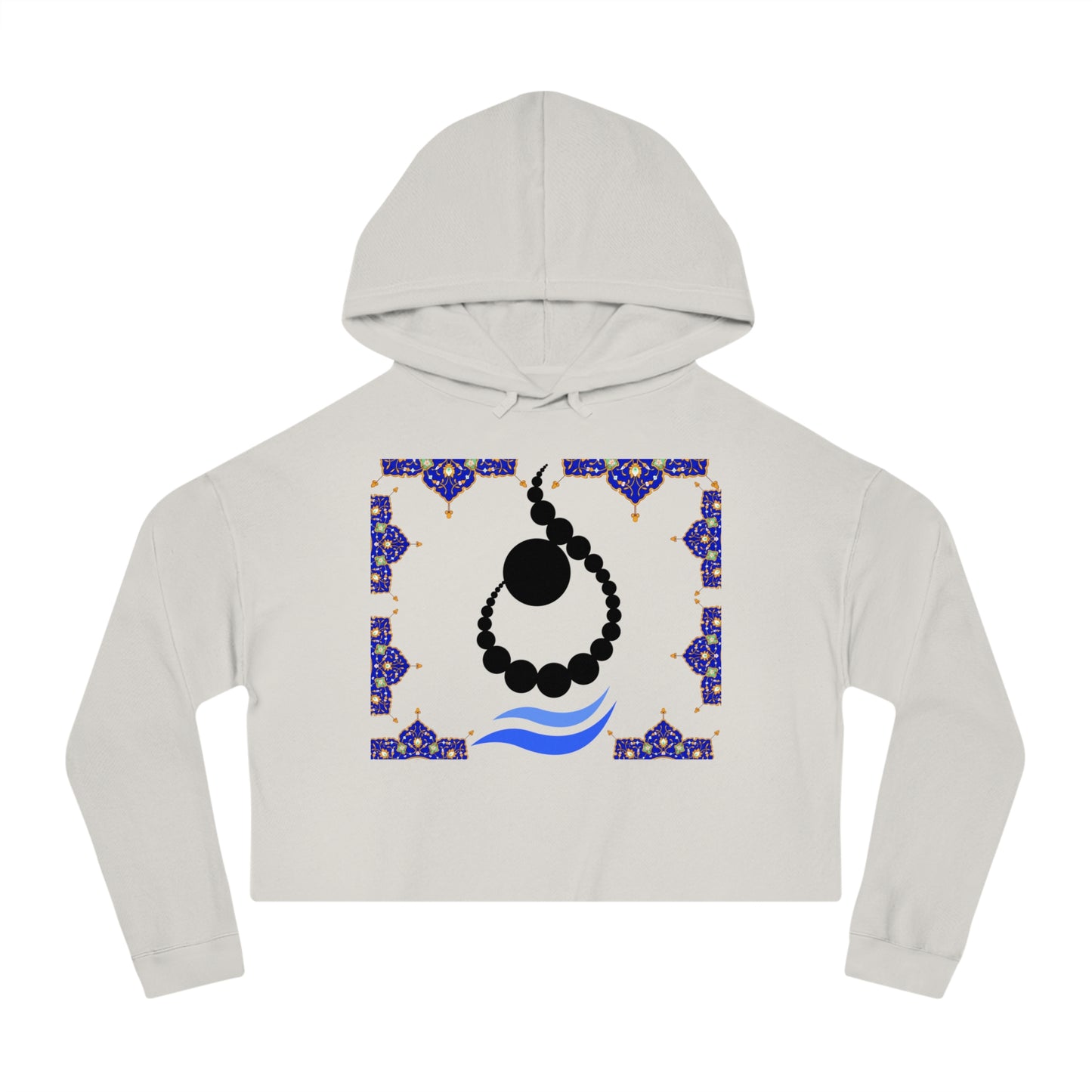 LATTER N & Tazhib Cropped Hoodie