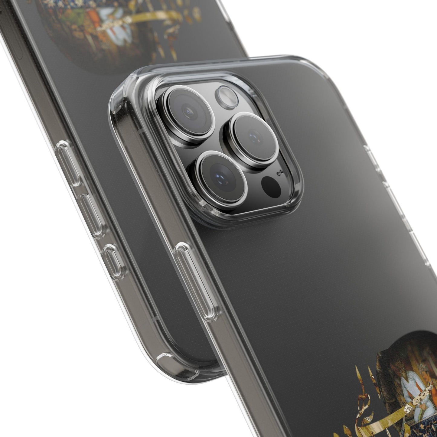 PERSIAN CLEAR PHONE CASE – CULTURAL FARSI DESIGN | "الهی مرا آن ده که آن به" |