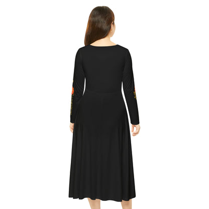 PERSIAN CALLIGRAPHY DANCE DRESS تو را من چشم در شبانگاهانم
