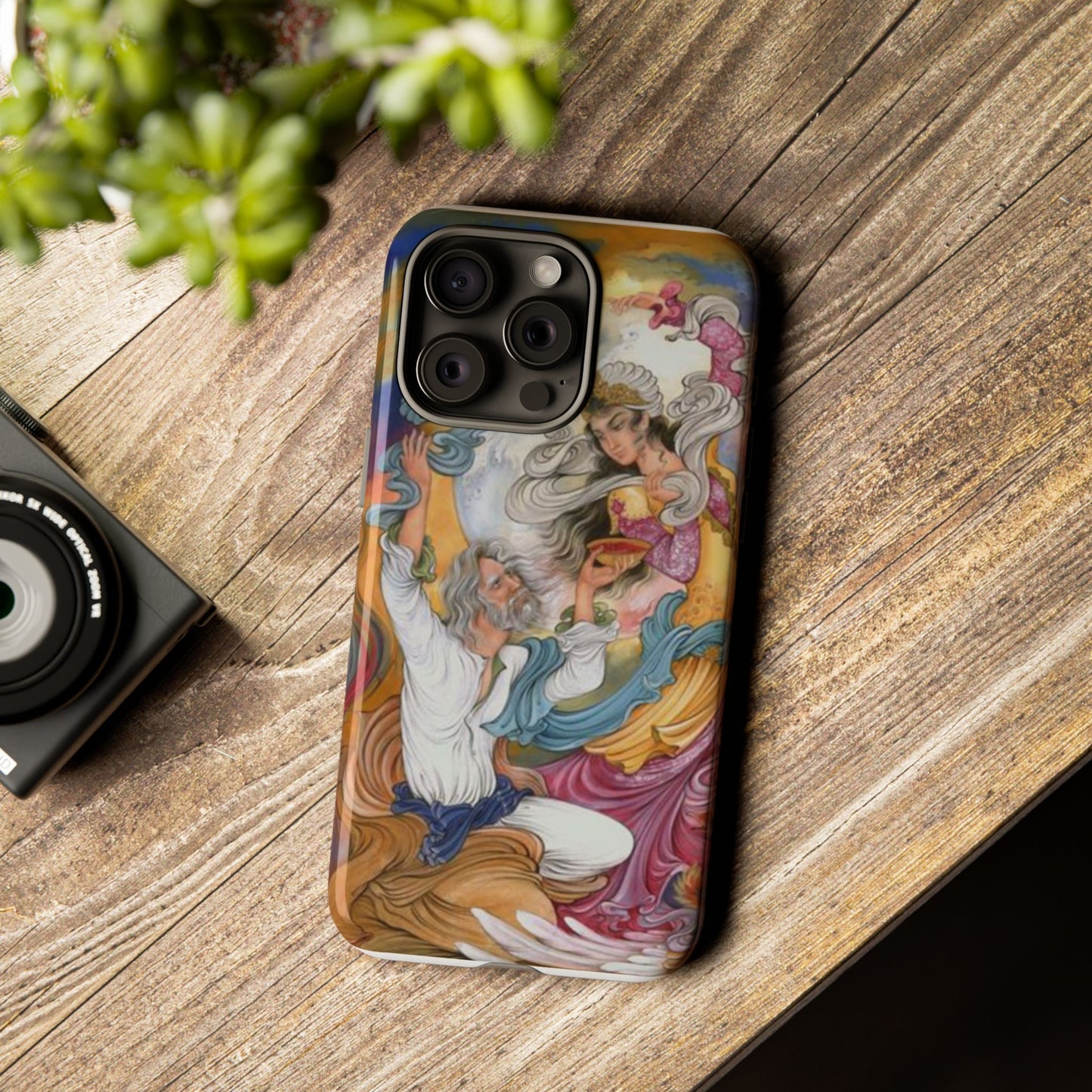 HOMAYE OWJ-E SA’ADAT – MYTHICAL PERSIAN MINIATURE ART PHONE CASE