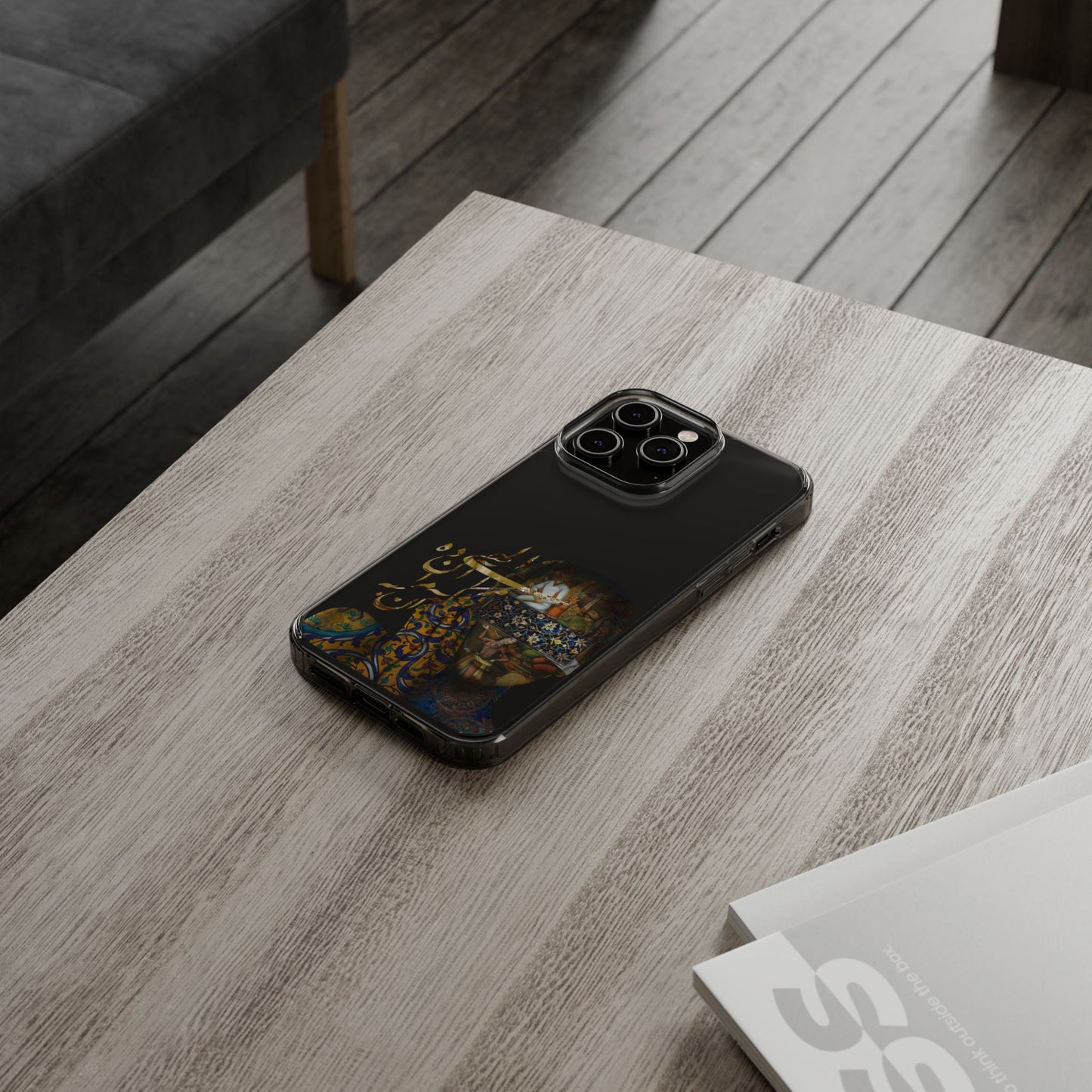 PERSIAN CLEAR PHONE CASE – CULTURAL FARSI DESIGN | "الهی مرا آن ده که آن به" |