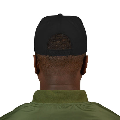 CASQUETTE SNAPBACK BRODÉE DERAFSH KAVYANI PATCH VIOLET ORANGE