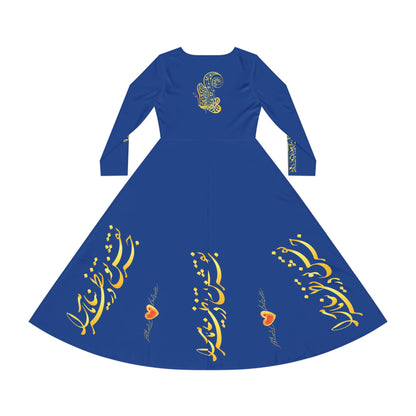PERSIAN CALLIGRAPHY DANCE DRESSt