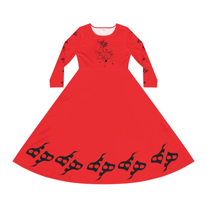 PERSIAN CALLIGRAPHY HOO DANCE DRESS