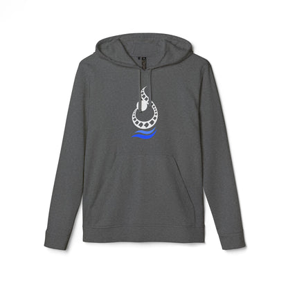ADIDAS UNISEX FLEECE HOODIE | ن ALPHABET N EMBLEM