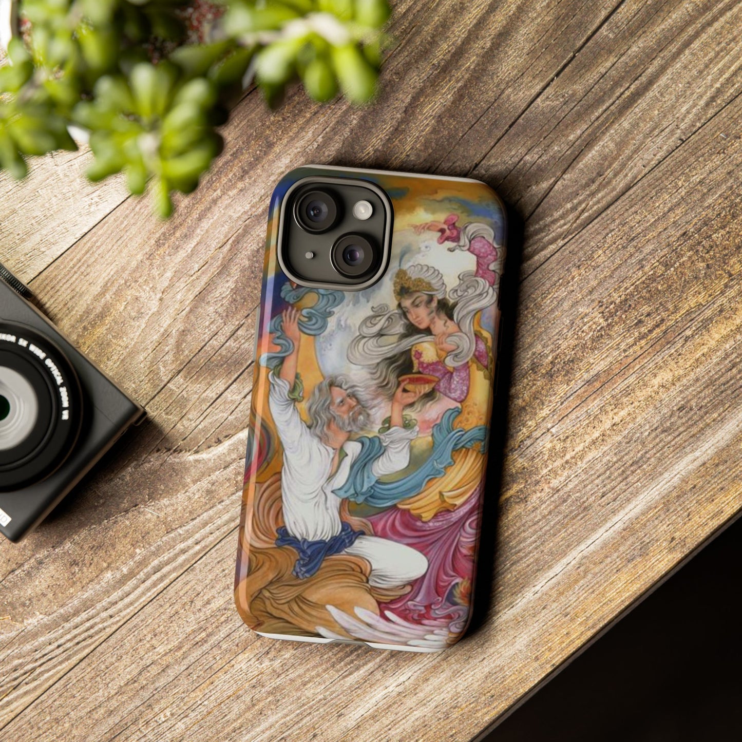 HOMAYE OWJ-E SA’ADAT – MYTHICAL PERSIAN MINIATURE ART PHONE CASE