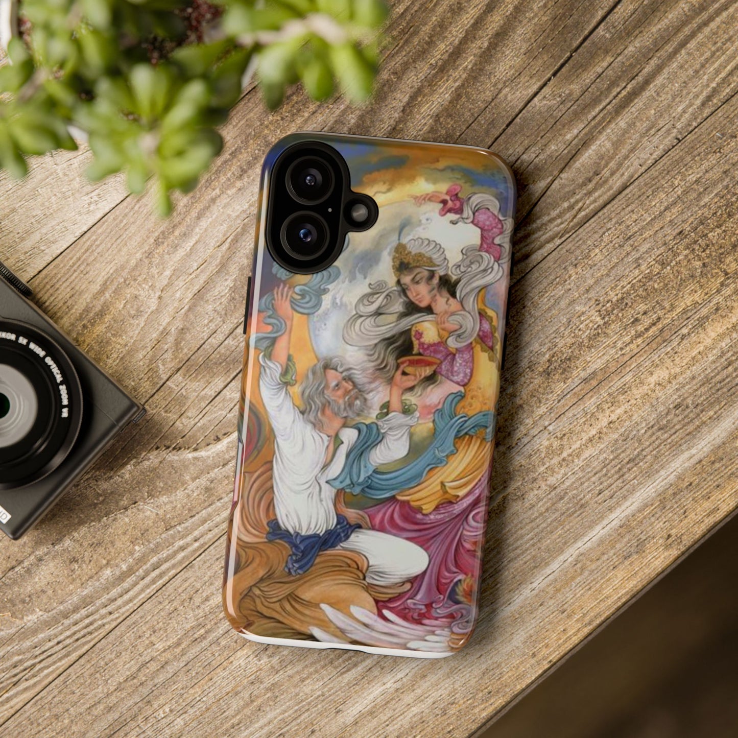 HOMAYE OWJ-E SA’ADAT – MYTHICAL PERSIAN MINIATURE ART PHONE CASE