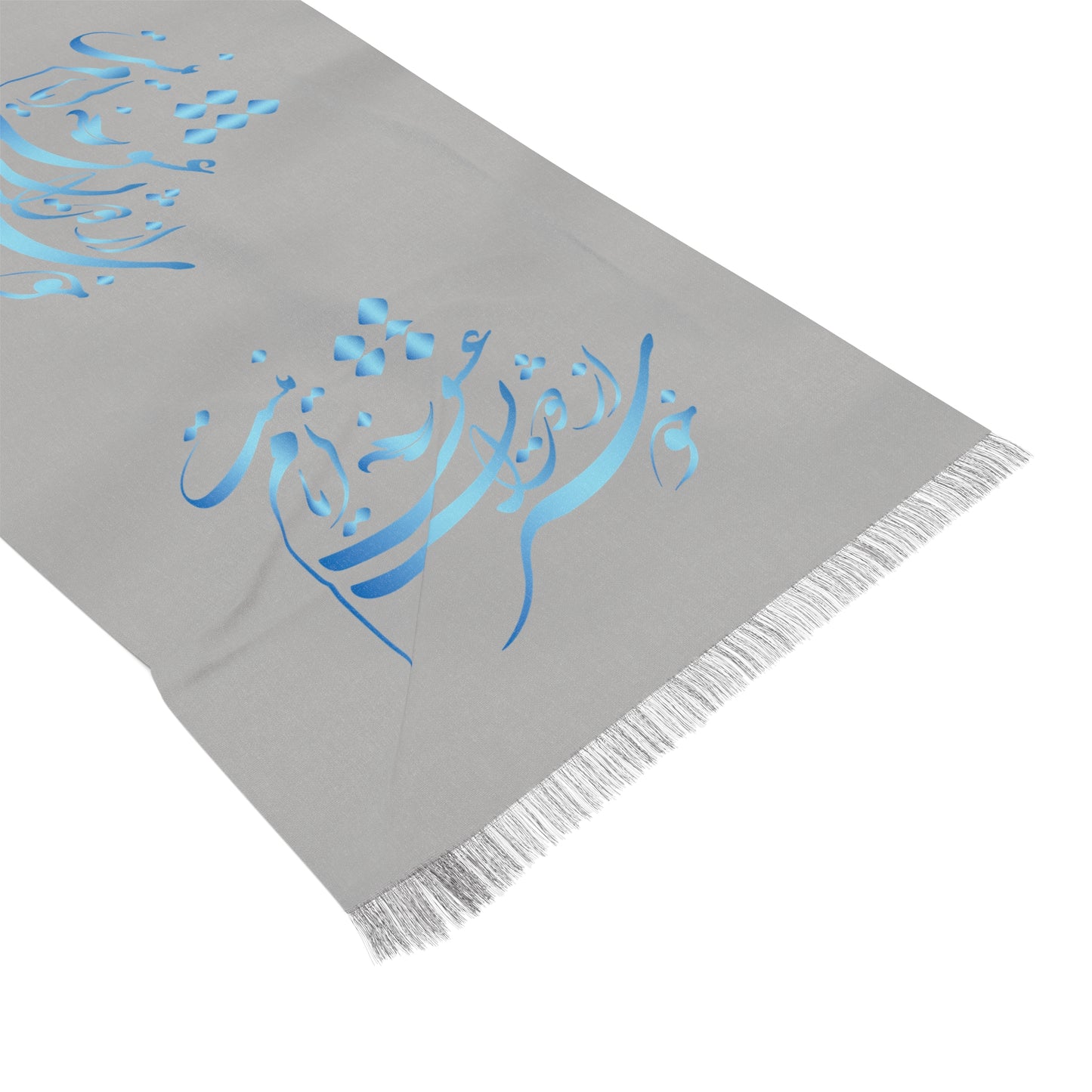 Light Scarf with Persion Calligraphy خوشتر از ایام عشق ایام نیست