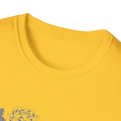 UNISEX IRAN MAP T-SHIRT WITH TAZHIB