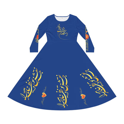 PERSIAN CALLIGRAPHY DANCE DRESSt