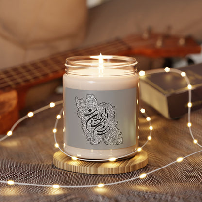 Scented Soy Candle  همه عالم تن است ایران دل