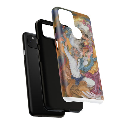 HOMAYE OWJ-E SA’ADAT – MYTHICAL PERSIAN MINIATURE ART PHONE CASE