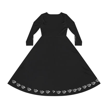 PERSIAN CALLIGRAPHY DANCE DRESS