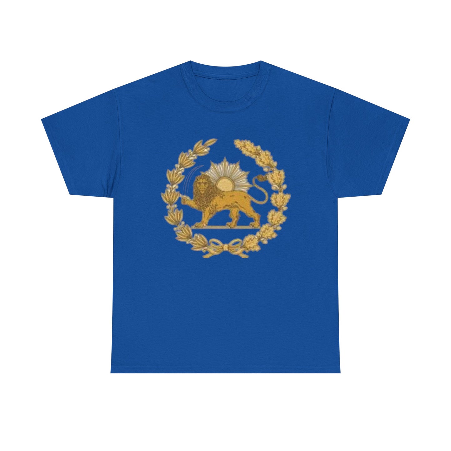 T-SHIRT VINTAGE LION PERSAN ET SOLEIL – SYMBOLE IRANIEN