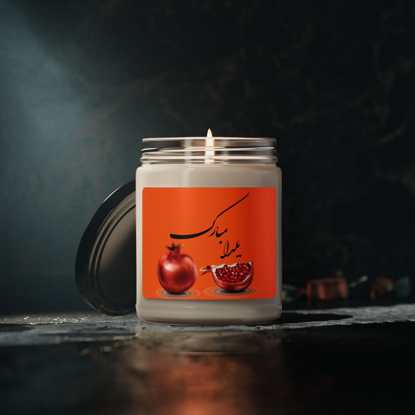 Scented Soy Candle, 9oz یلدا مبارک