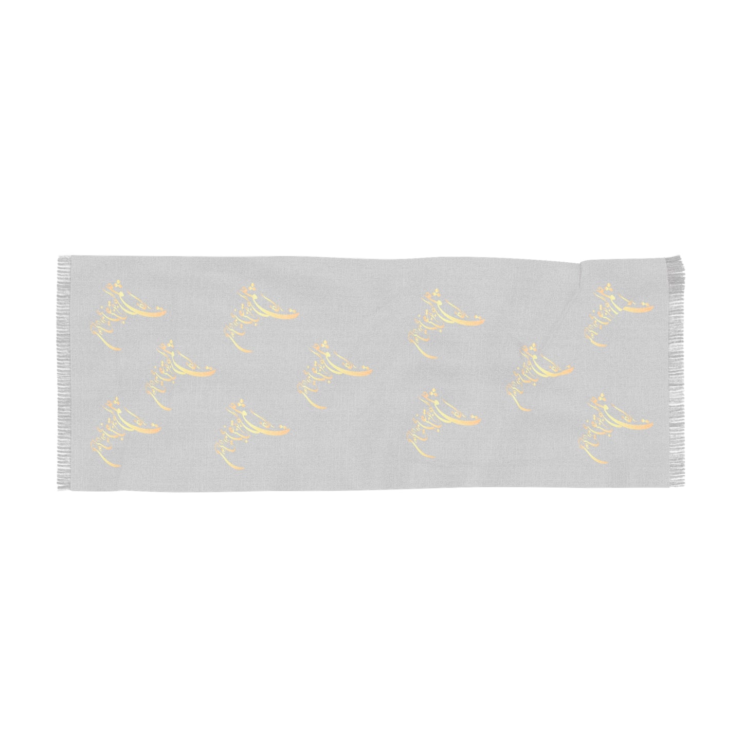 PERSIAN CALLIGRAPHY SCARF "ای دوست در روضه قلب جز گل عشق مکار"